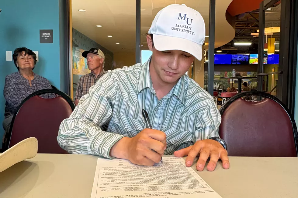 Upton’s Haven Vrana Signs for Wrestling at Marian University